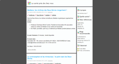 Desktop Screenshot of lasantepresdechezvous.fr