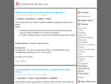 Tablet Screenshot of lasantepresdechezvous.fr